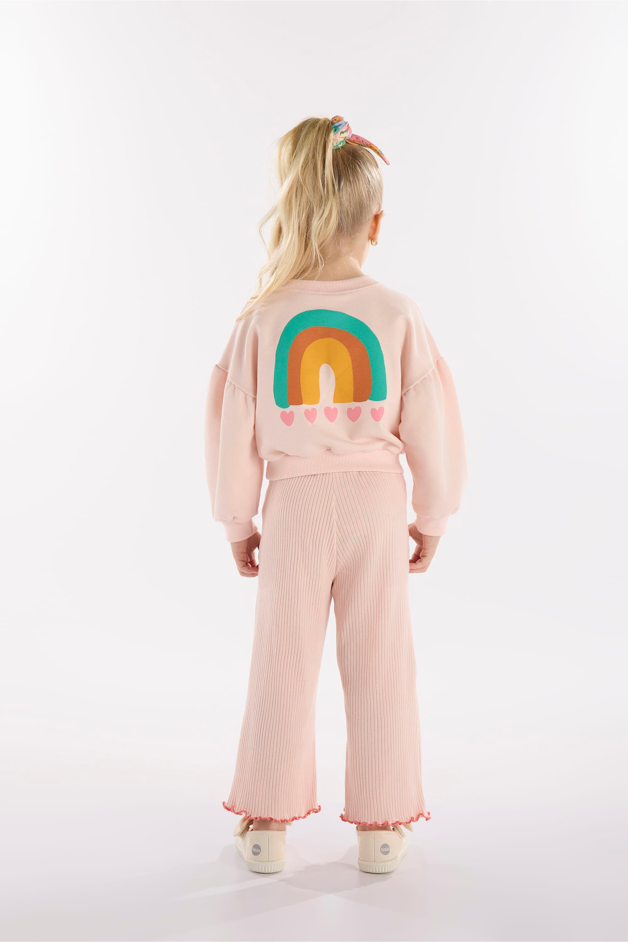 Conjunto Energia Boa Infantil Feminino com Blusão e Calça (Rosa) Três e Já - Imagem 13